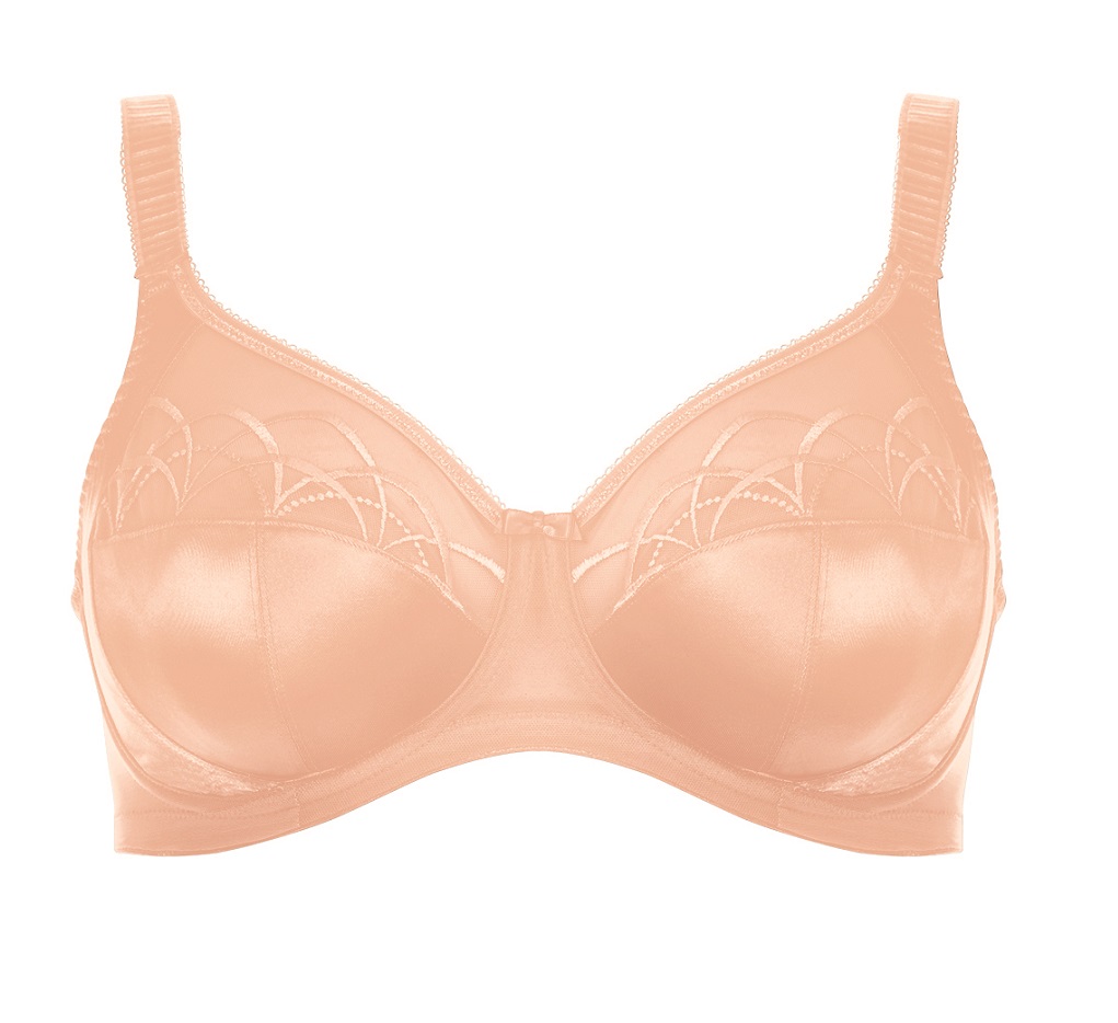 Elomi Women's Cate EL4030 Latte UW Full Cup Banded Bra NWT Large Cup